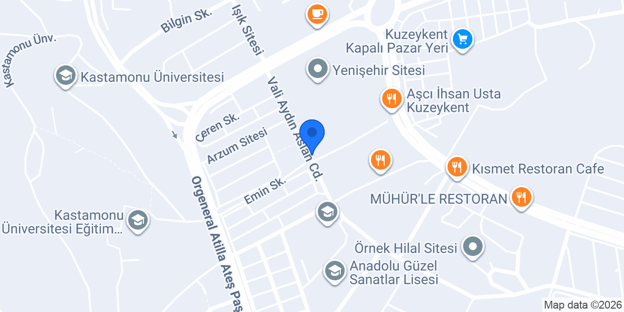 Samet Yapı Market konumu