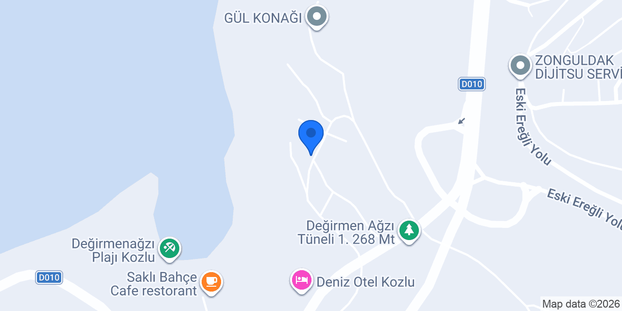 Saklı Köşk konumu