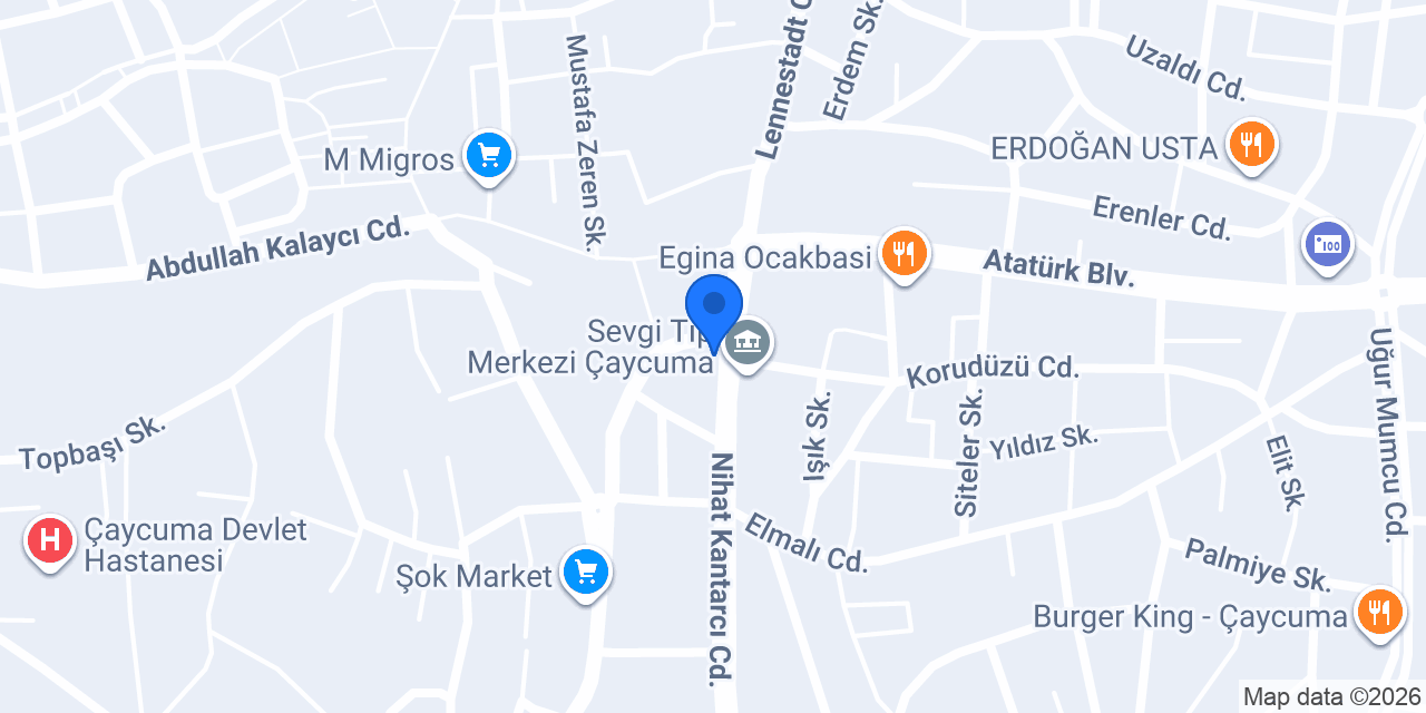 Caddee Erkek kuaförü konumu