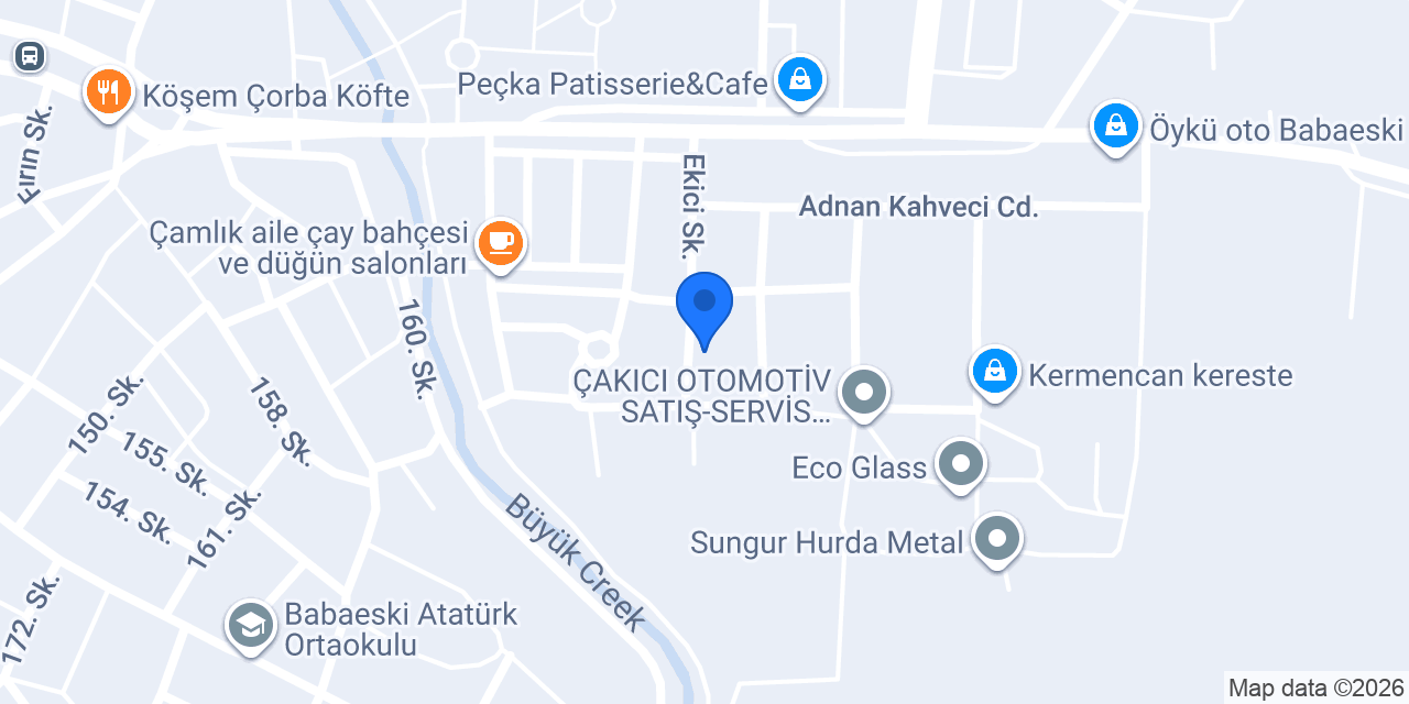 BABAESKİ ÇAKIR HALI YIKAMA konumu