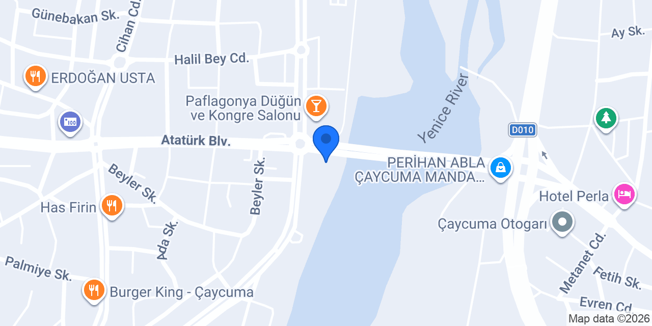 EDESSA RESTAURANT ÇAYCUMA konumu