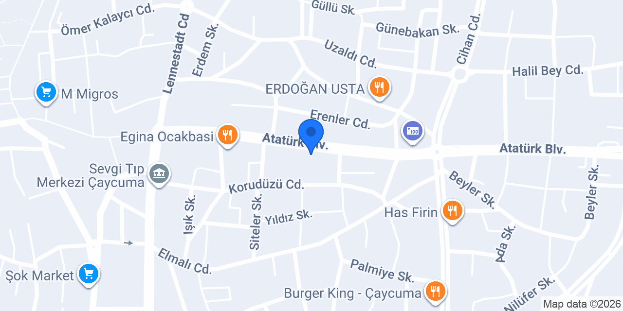 ÇINAR HALI MERİNOS konumu