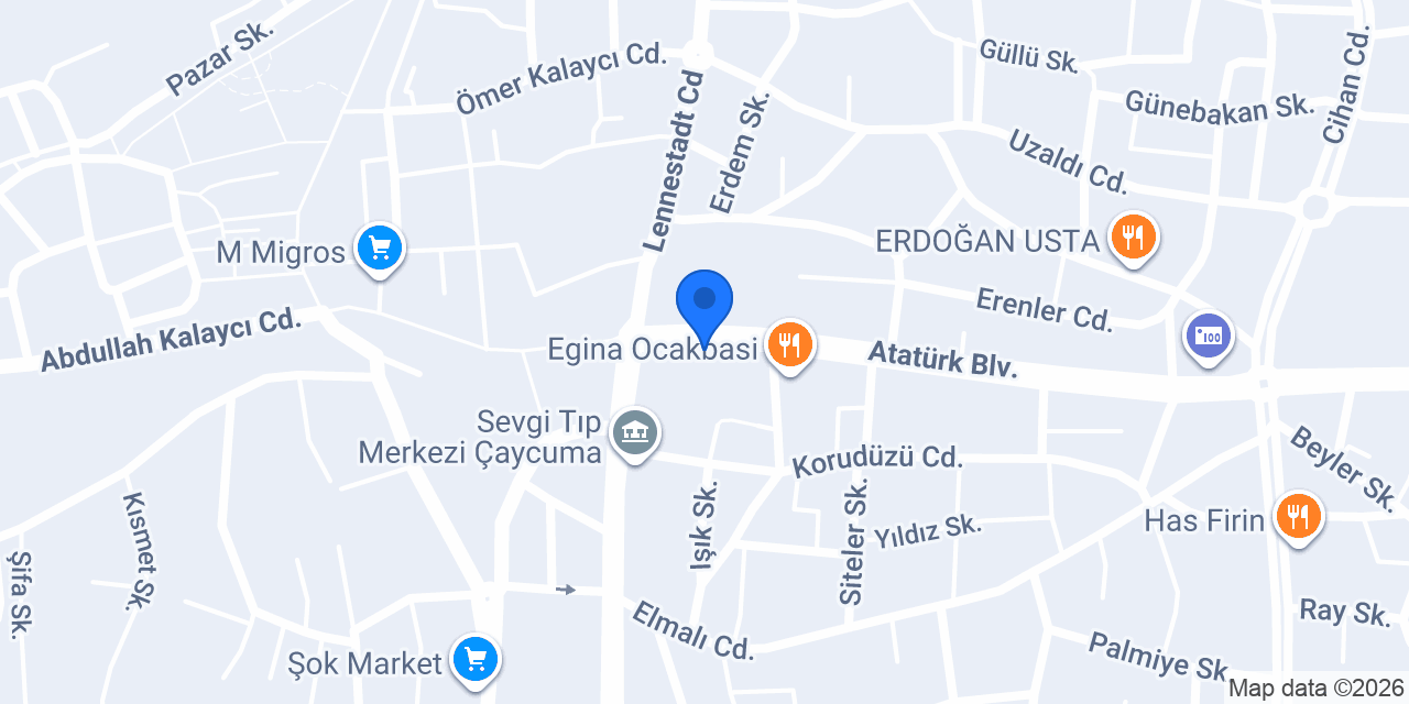Akbank konumu