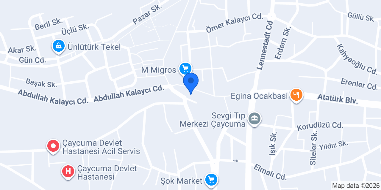 Erginler Unlu Mamüller konumu