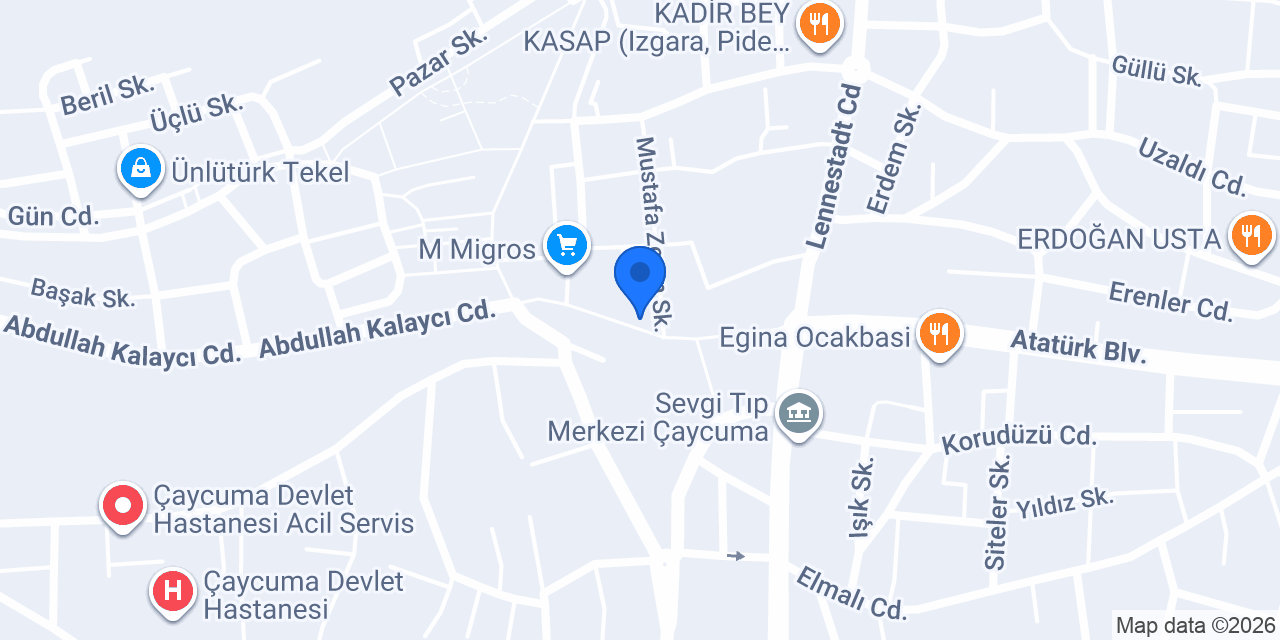 Aycan kuaför konumu