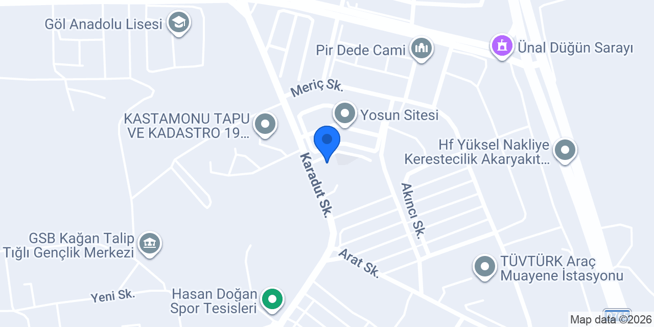 KRM Harita konumu