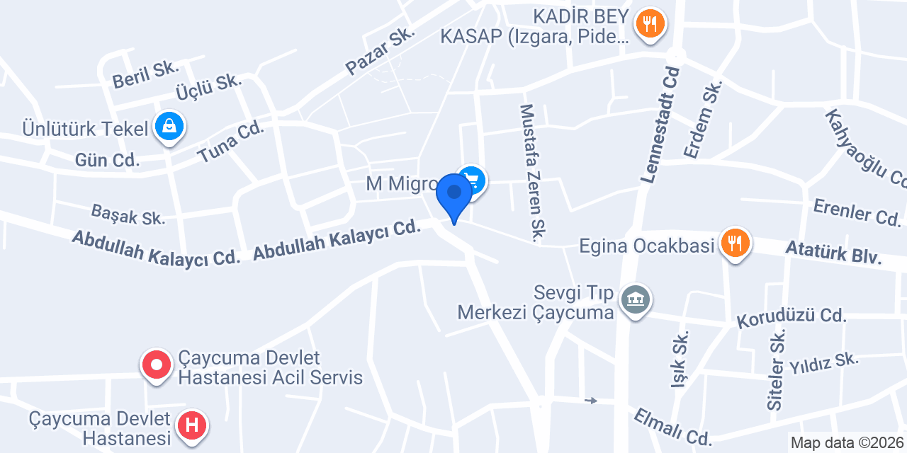 ÇAKMAK ECZANESİ konumu