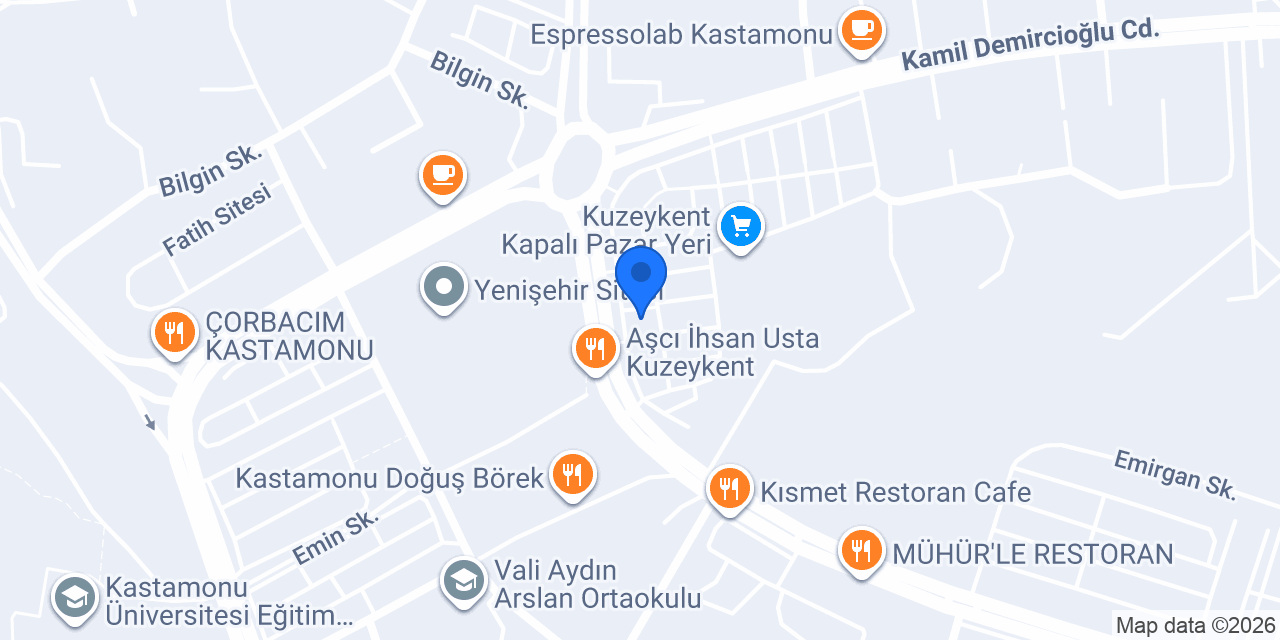 KUZEY YAPI MALZEMELERİ konumu