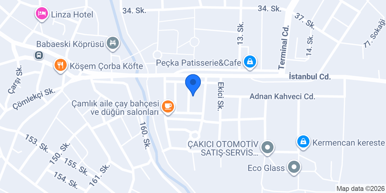 Şen Otomotiv konumu