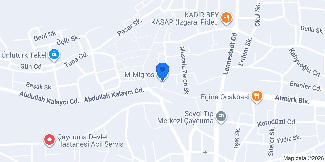 M Migros konumu