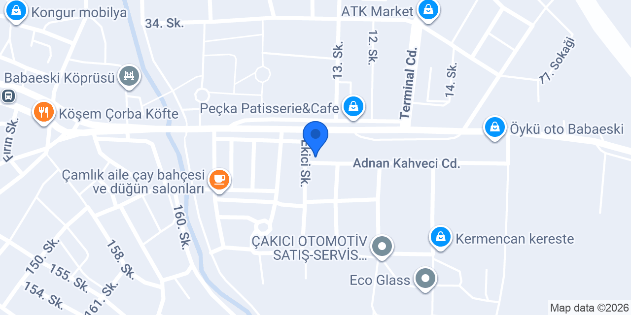 BABAESKİ İPEK HALI YIKAMA konumu