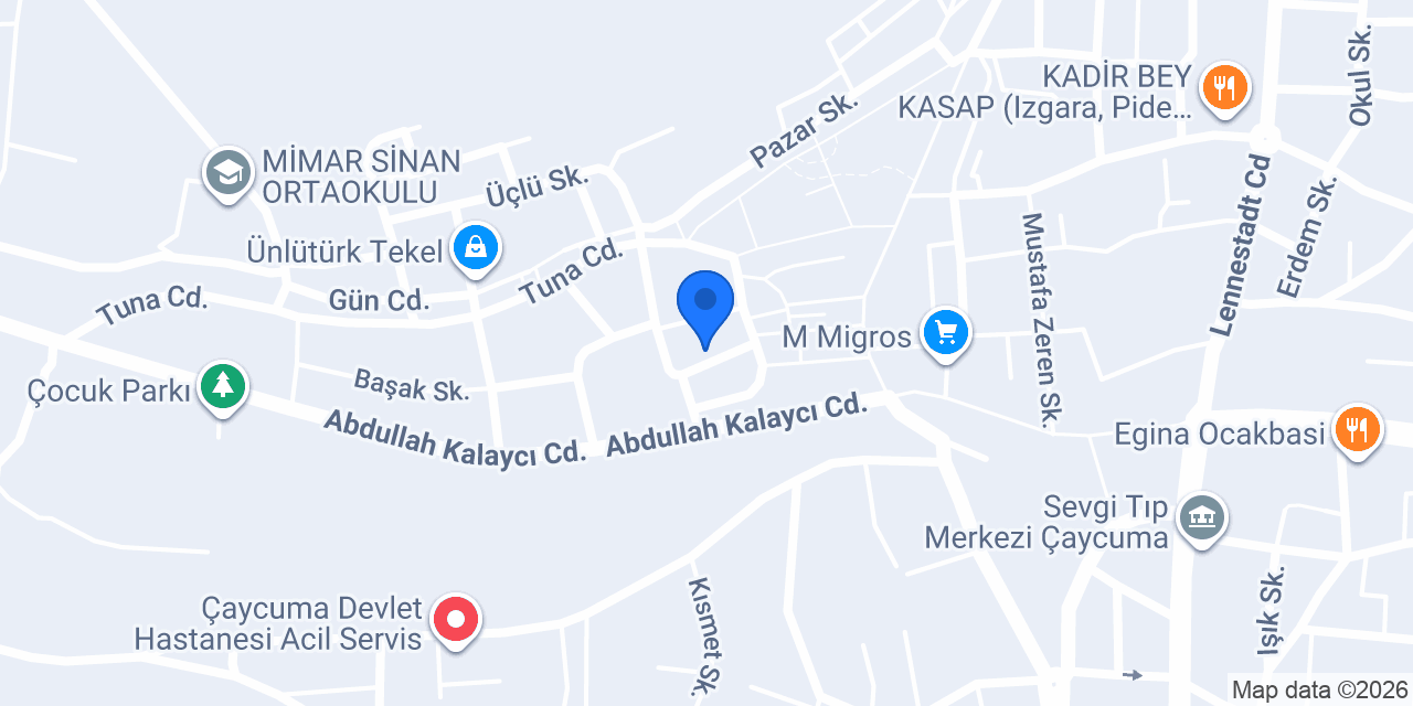 Orhan Cam Yapı Malzemeleri konumu