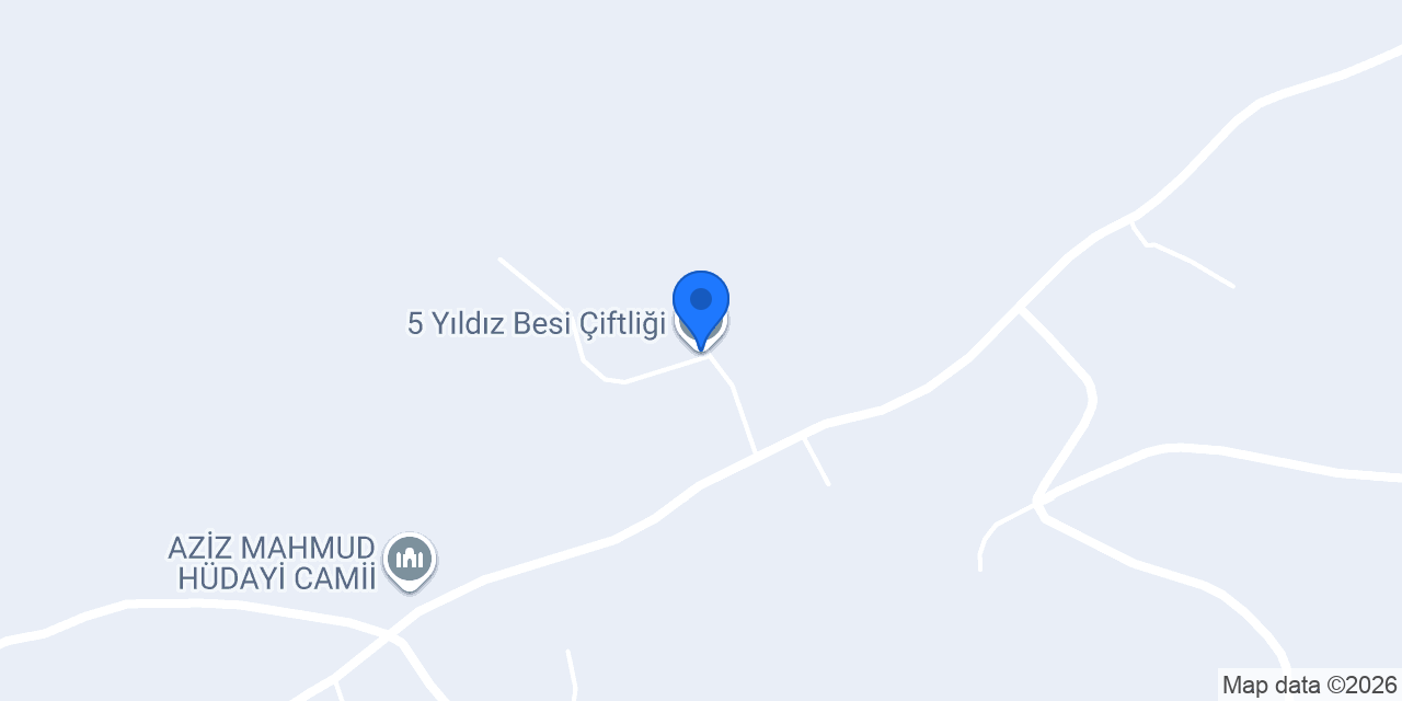 5 Yıldız Besi Çiftliği konumu