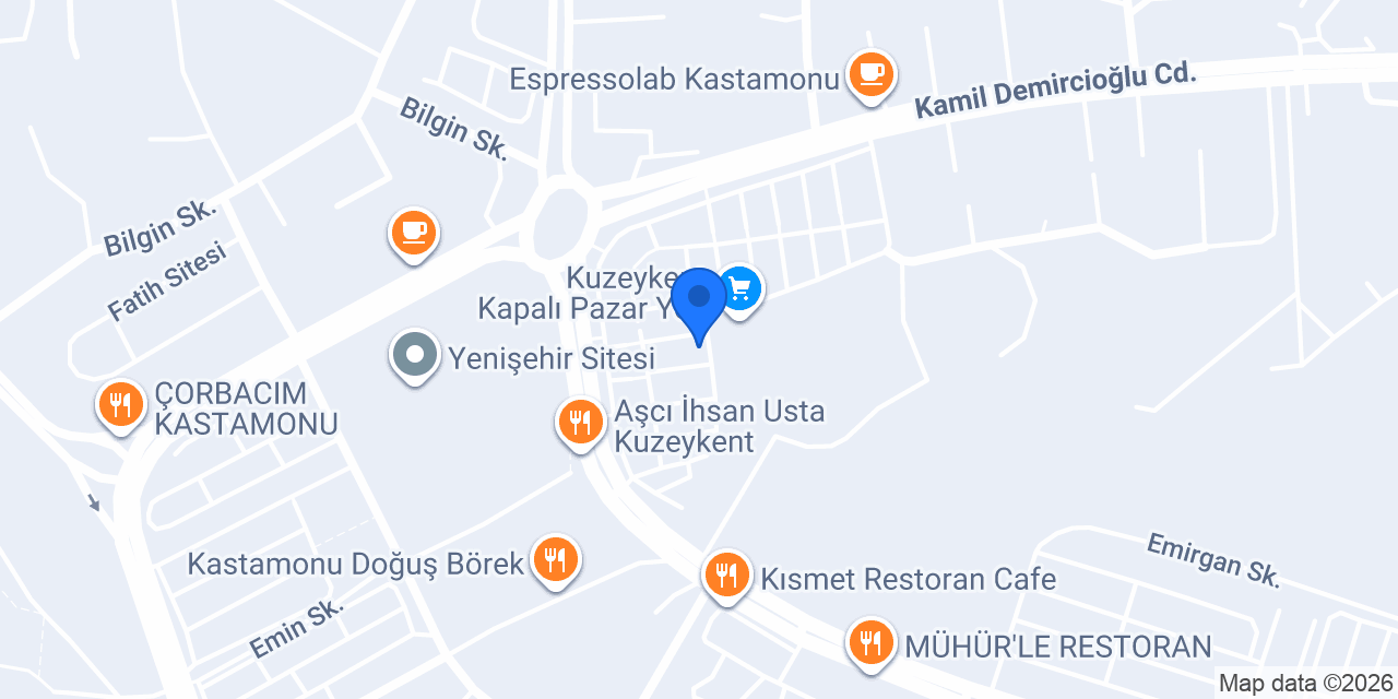 Özdemir Kardeşler Yufka konumu