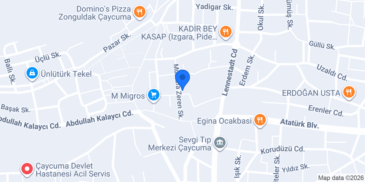 Etemler konumu