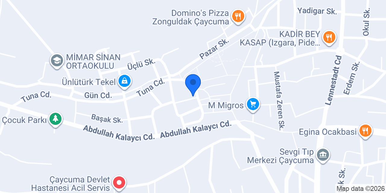 CAYDIL YABANCI DIL KURSU konumu