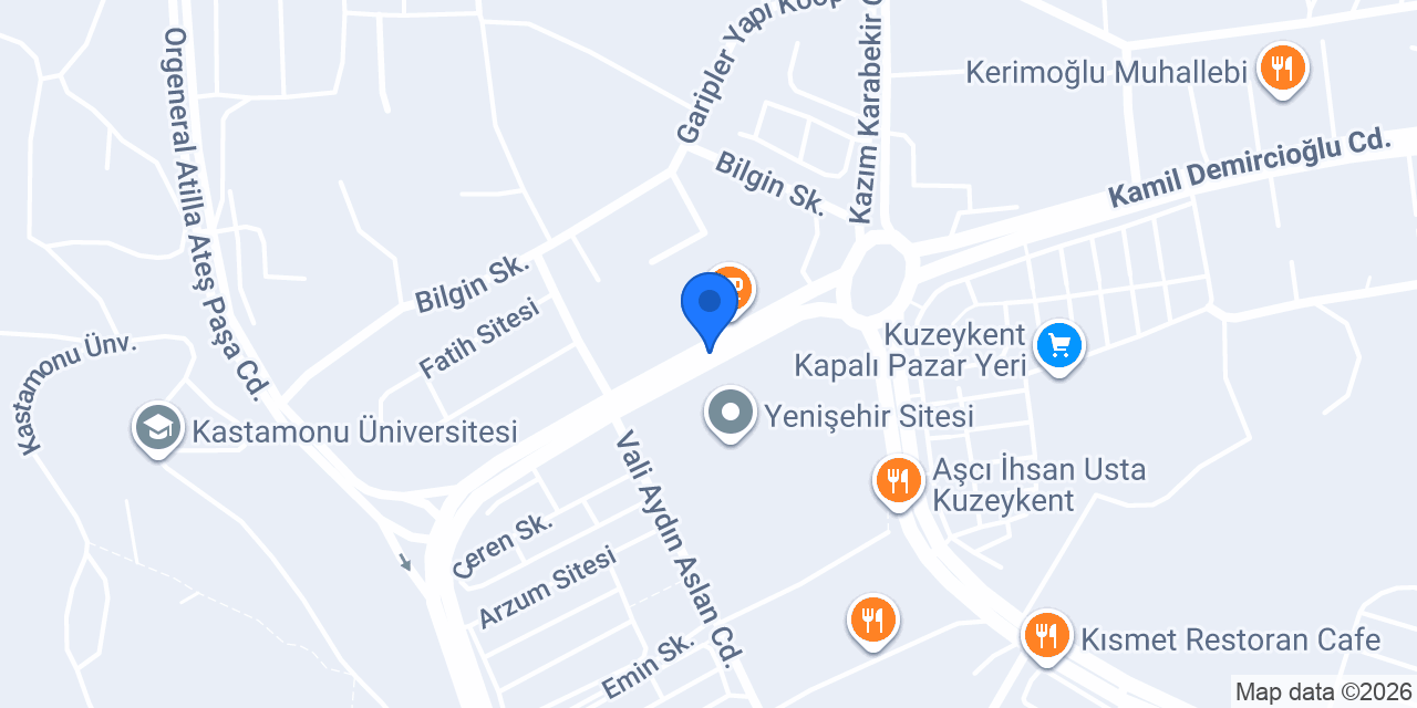 Özsüt Kastamonu konumu