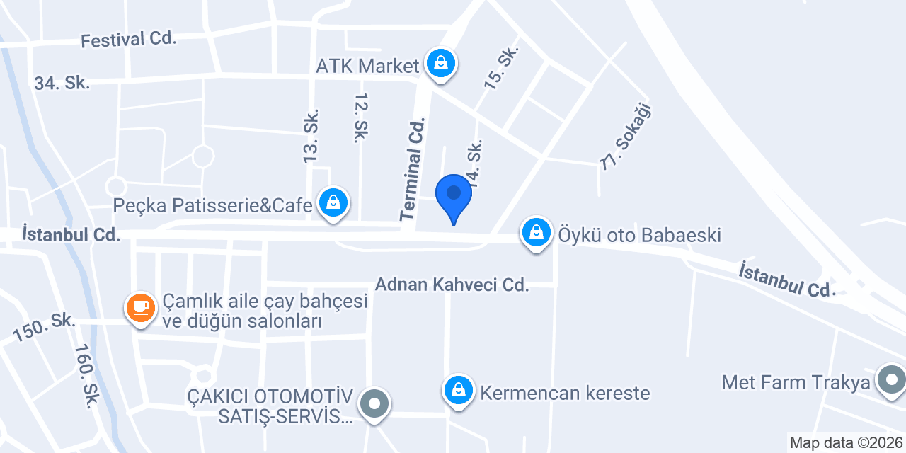 ILICALI YAPI MARKET konumu