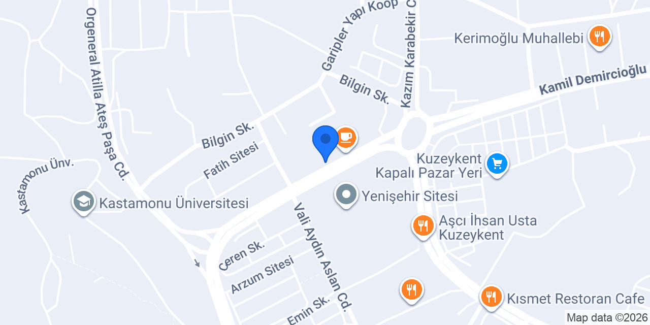 Nevada Coffee Kastamonu konumu