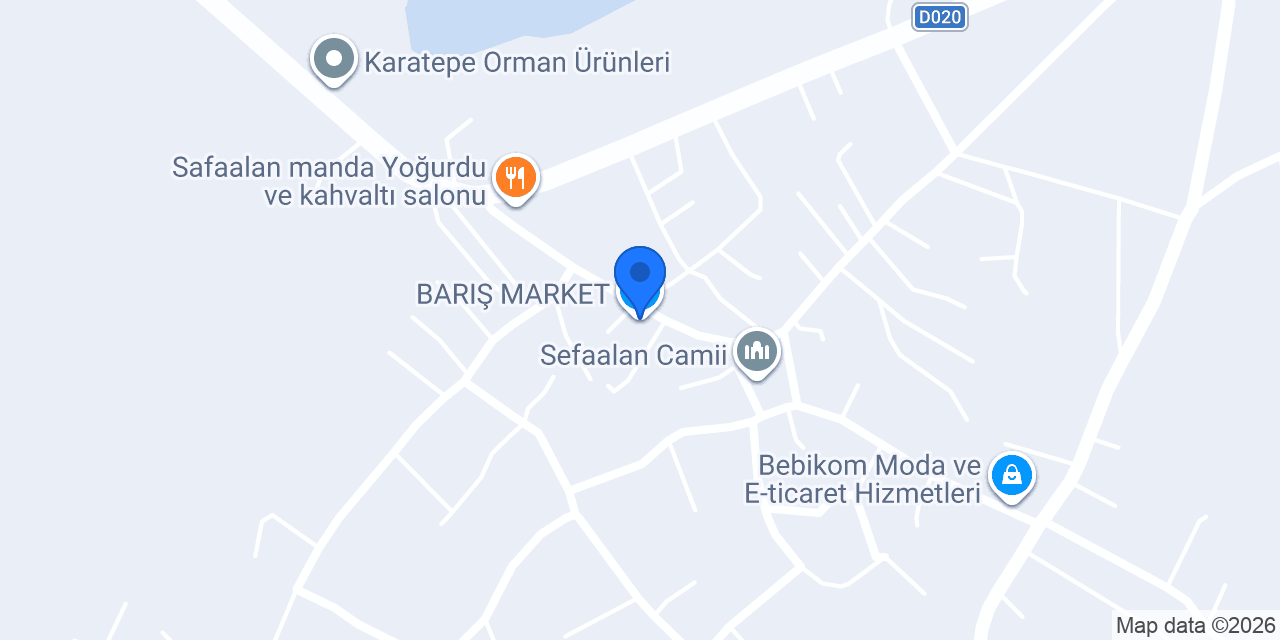 BARIŞ MARKET konumu