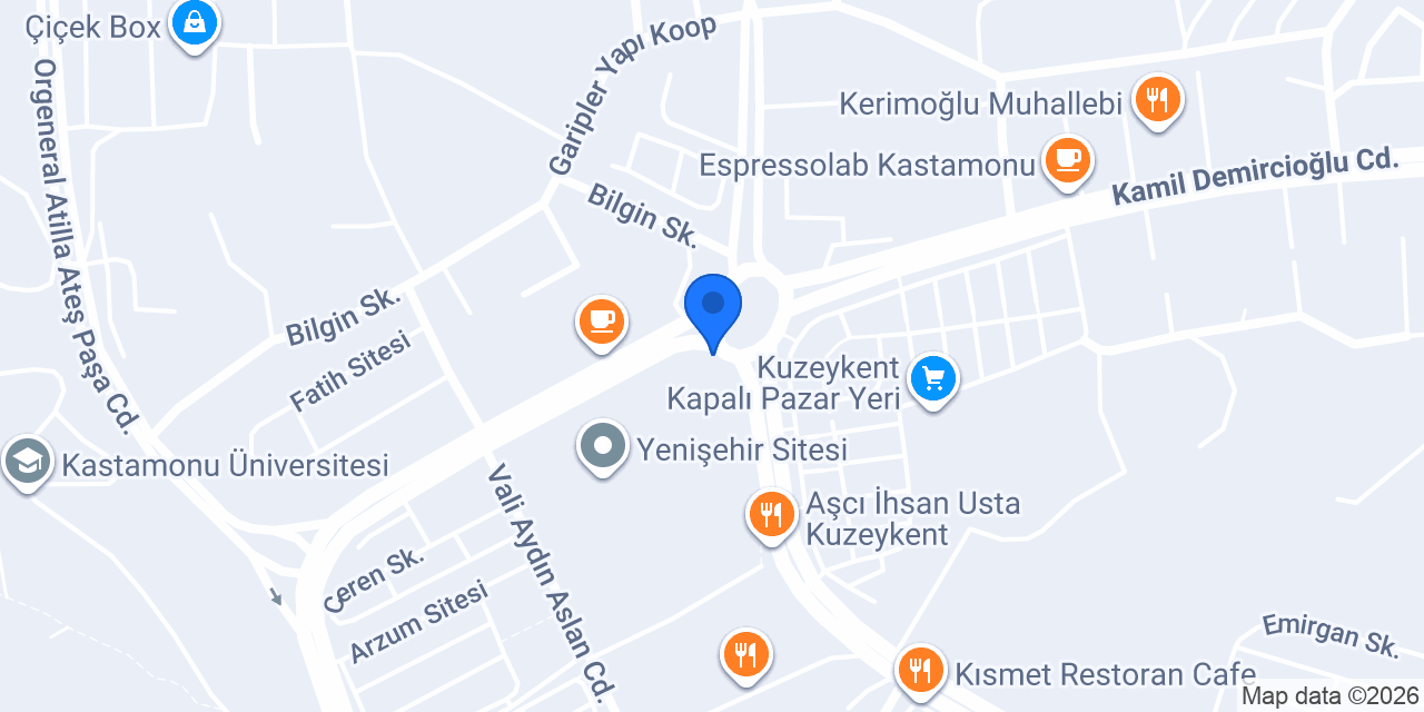 Divanev | Kastamonu konumu
