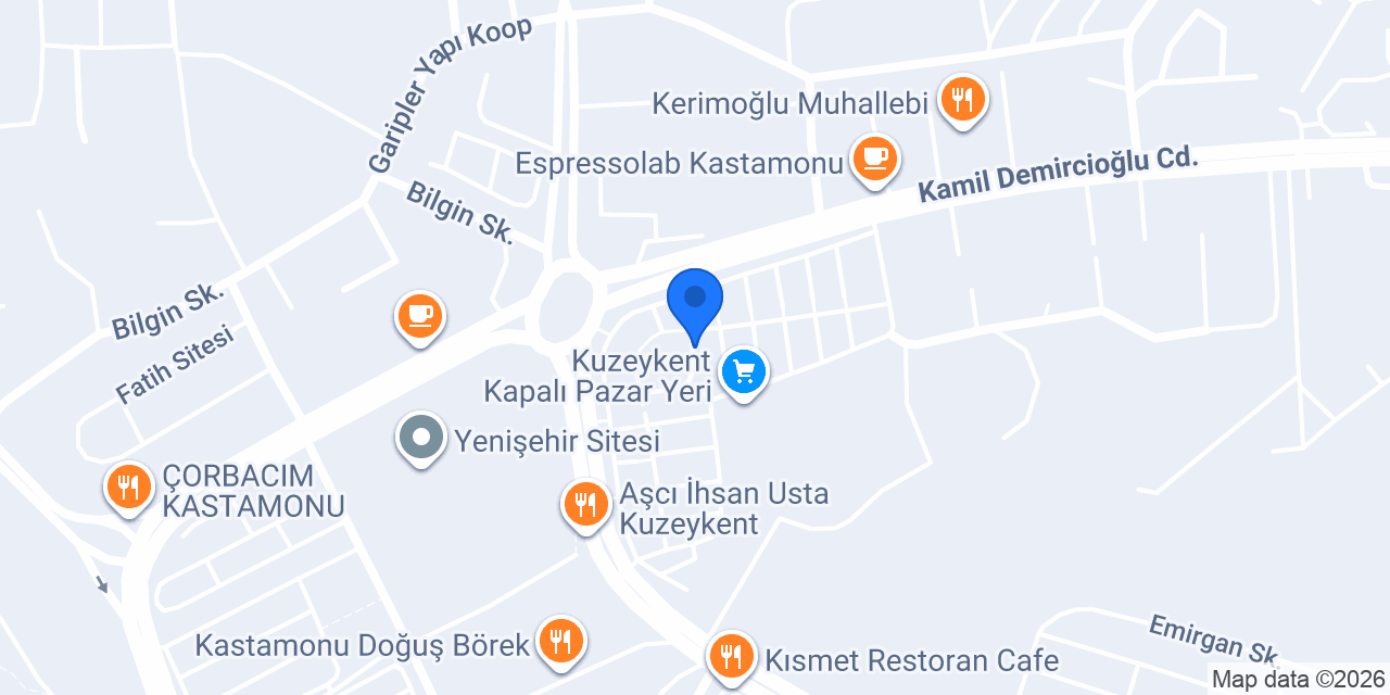 Özkan Kitabevi konumu