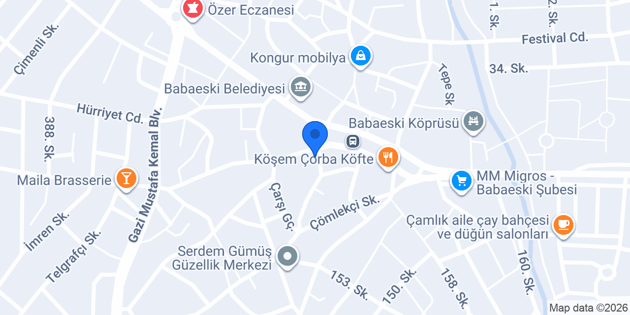 Hollywood & Master İnternet konumu