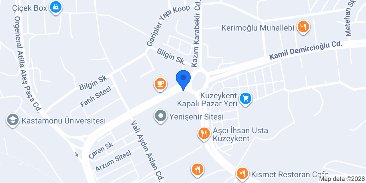 Yataş Bedding I Kastamonu konumu
