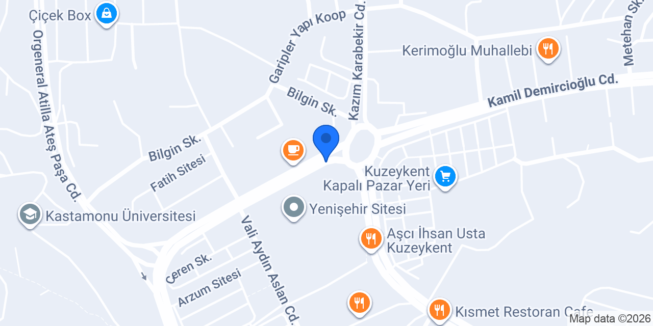 Öncü Döner Kuzeykent konumu