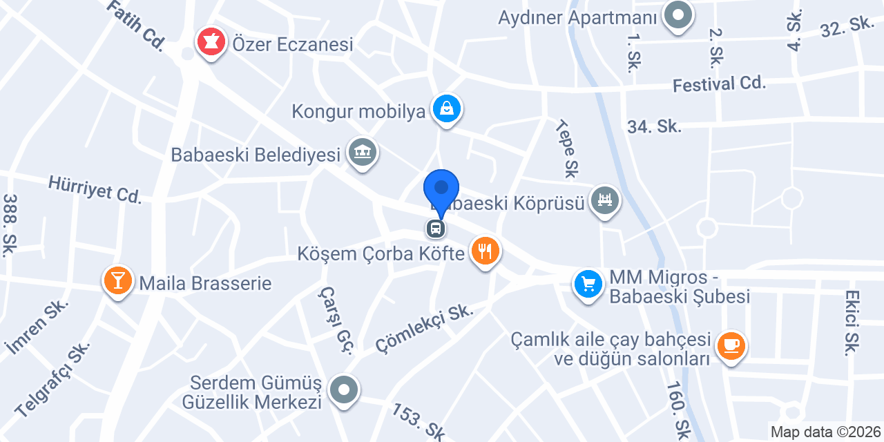Özer Kuyumculuk konumu