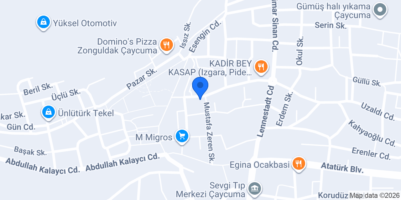 KALAYCIOĞLU MÜHENDİSLİK konumu