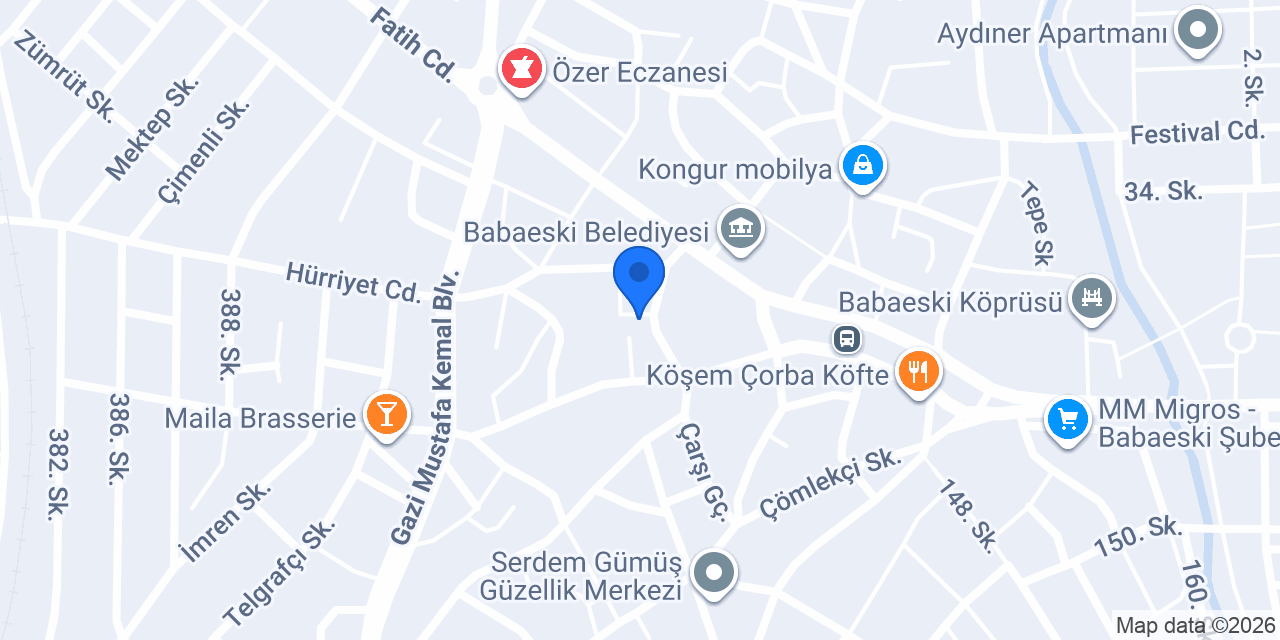Hamidiye Su Babaeski konumu