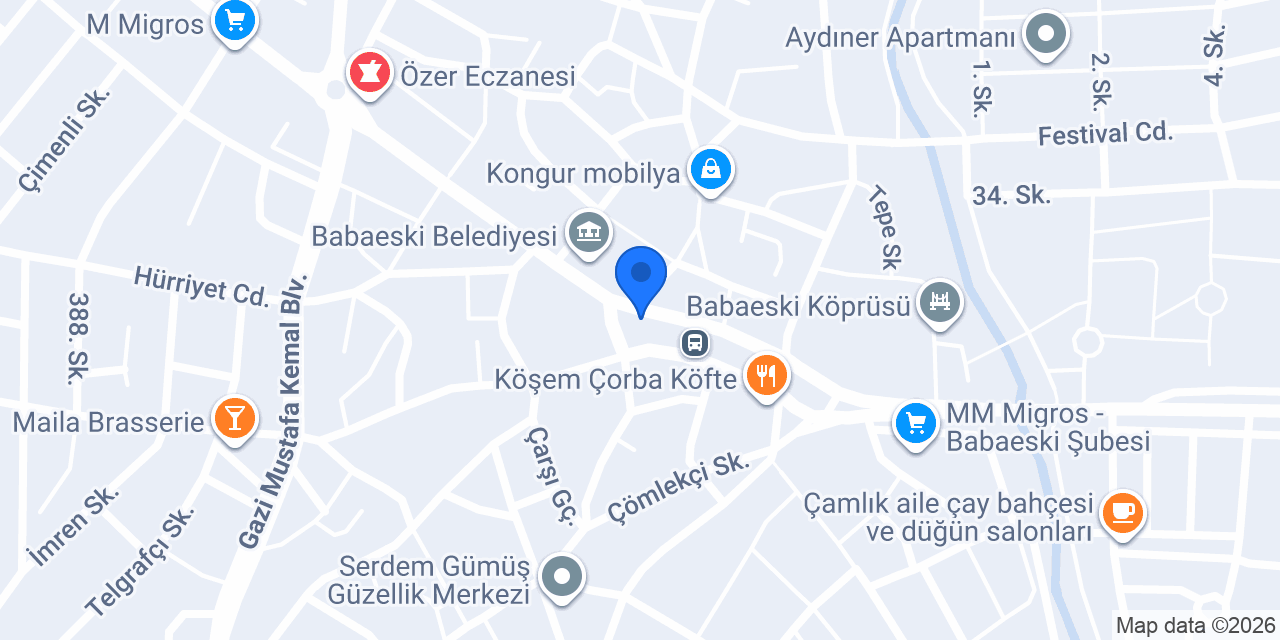 Babaeski Fi Döner konumu