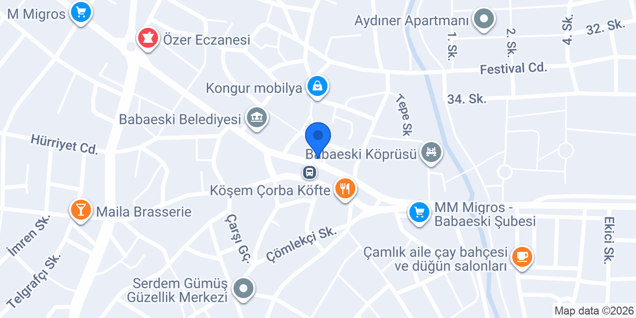 Ziraat Bankası Babaeski Şubesi konumu