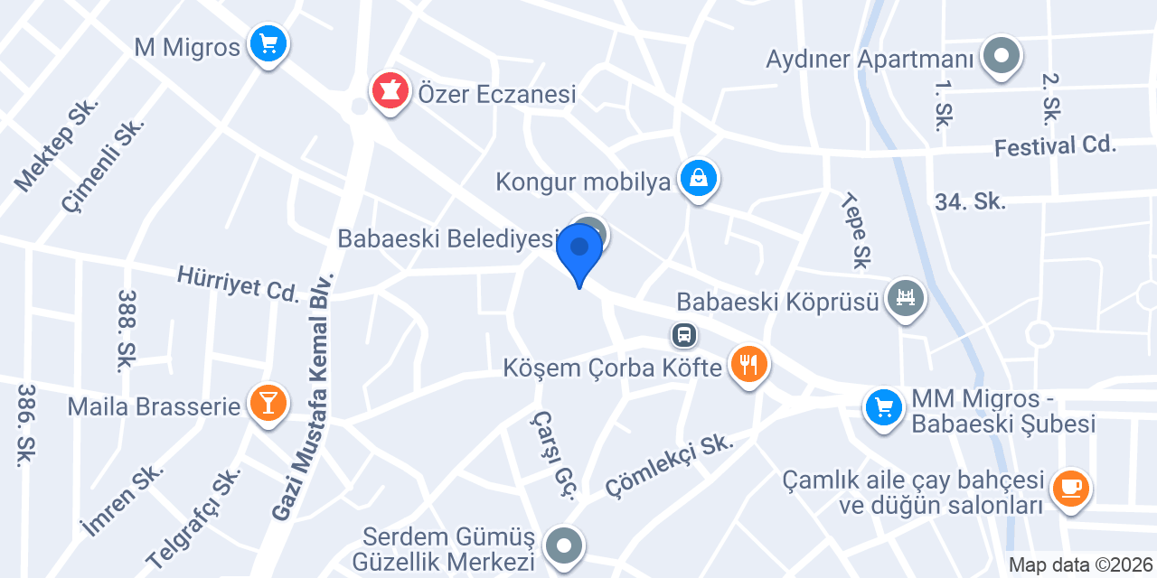 LEVENT BÖREK Babaeski sb. konumu