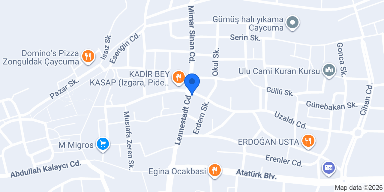 Çaycuma mobilya konumu
