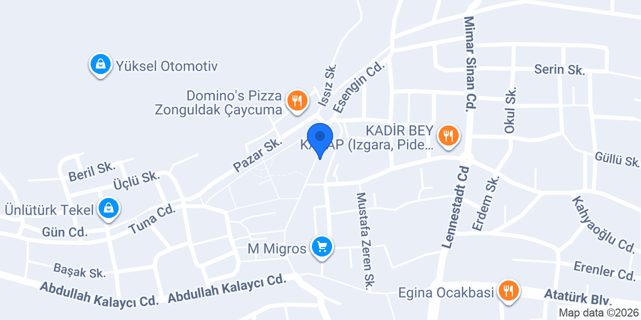 Otel Emek konumu