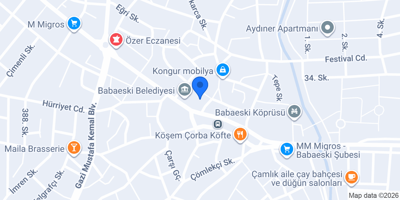 BabaeskiEmlak Danışmanlığı konumu