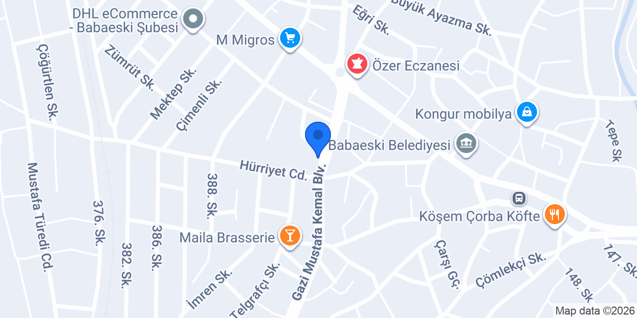 BAŞTÜRK EMLAK konumu