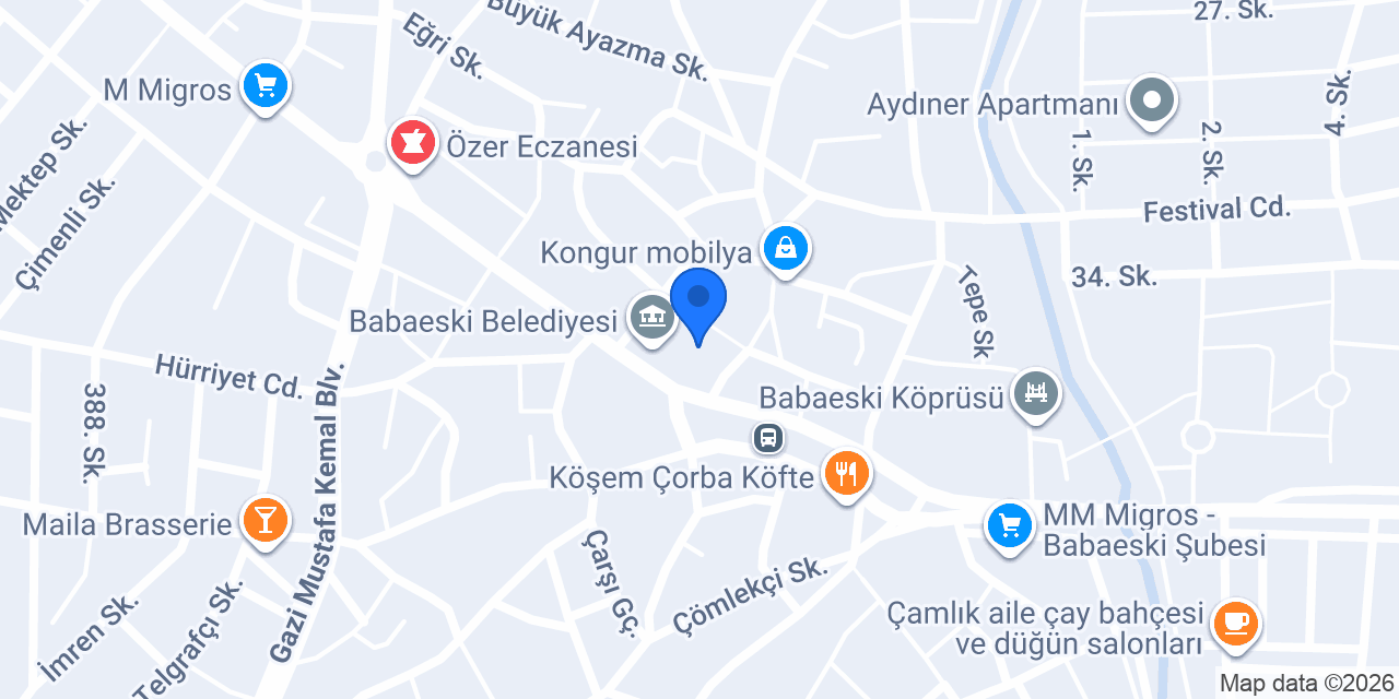 Sigorta Tower Babaeski Deniz Şubesi konumu