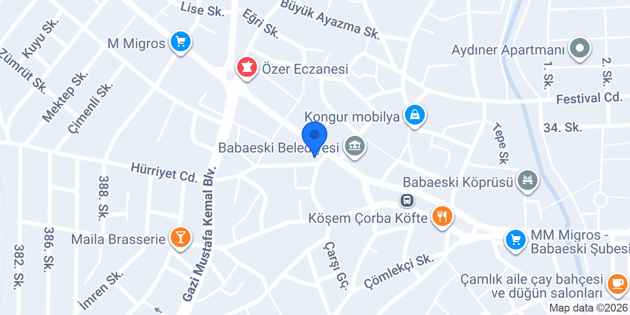 Eminoğlu iletişim konumu