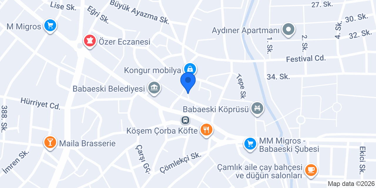Havuzbaşı Sofrası konumu