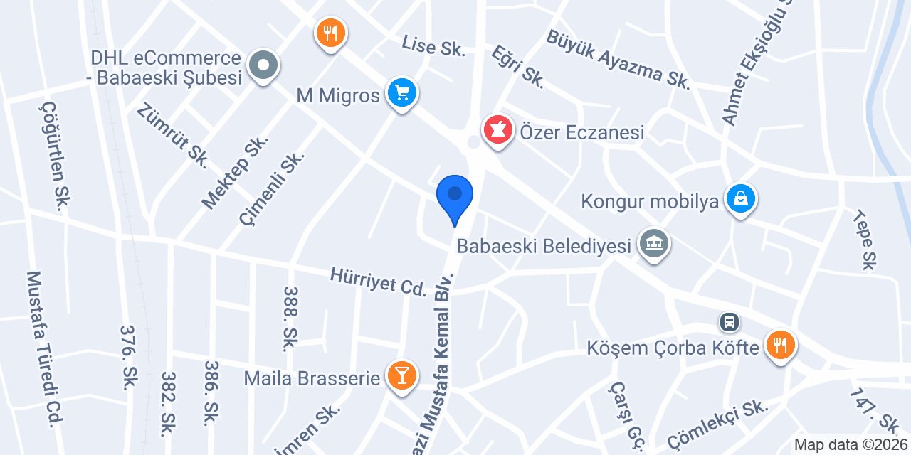 Işık Eczanesi konumu