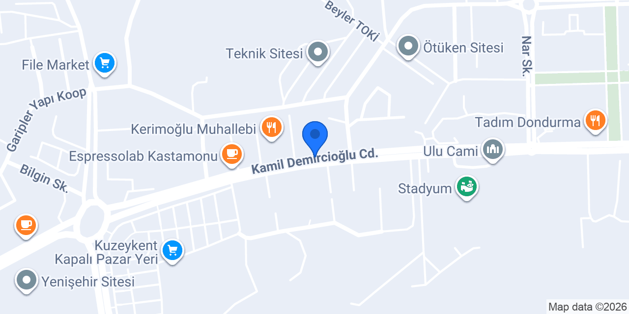 Kastamonu Truva Kitap Cafe konumu