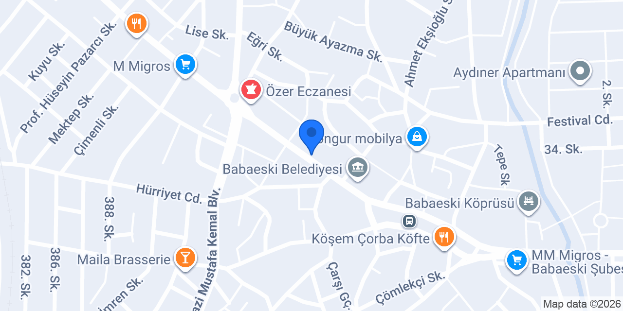 Yonca Çiçekçilik konumu
