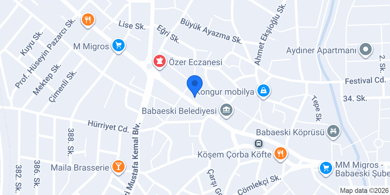 Kurukahveci Bakkaloğlu konumu