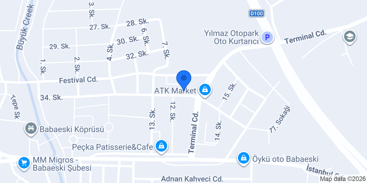 Tülay Bayan Kuaförü konumu