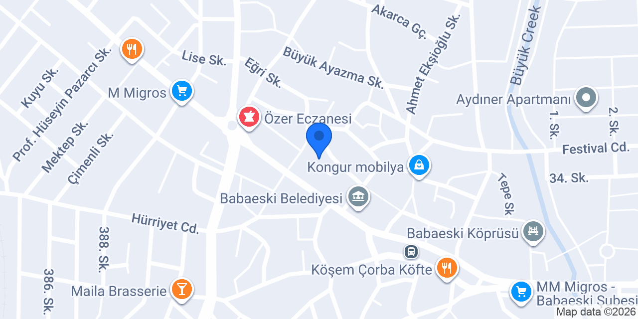 Arsamiea Çiğ Köfte konumu