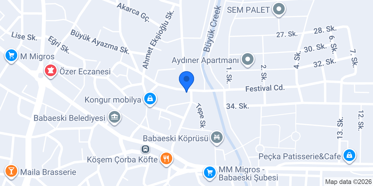 ES Tekel Shop konumu