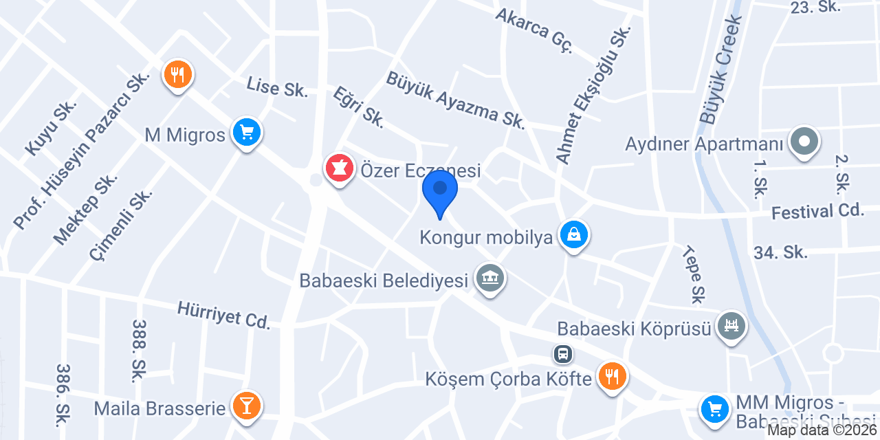 GÜCEN HAIR SALOON konumu